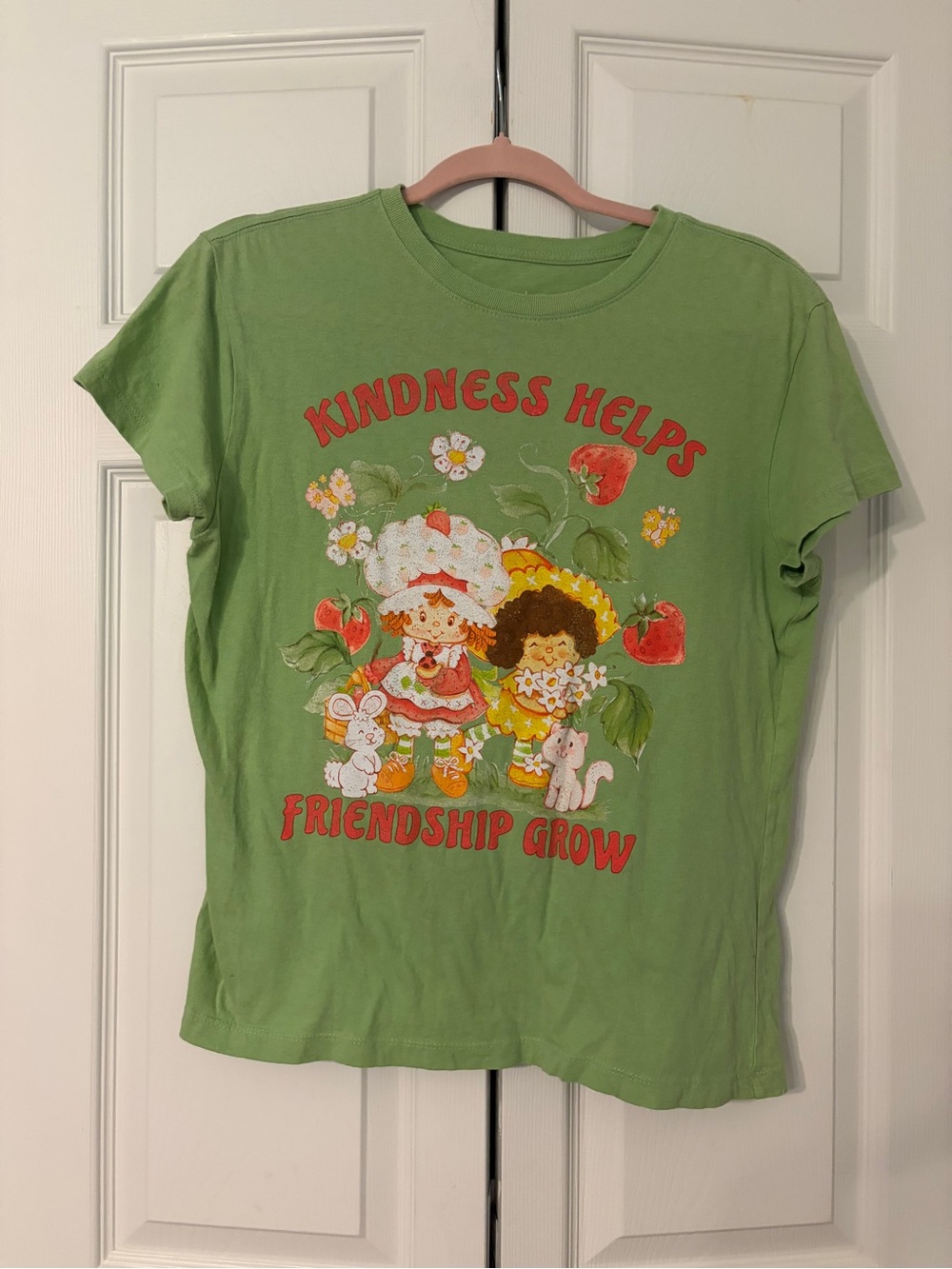Strawberry Shortcake Girls "Kindness Helps Friendship Grow" Graphic Tee